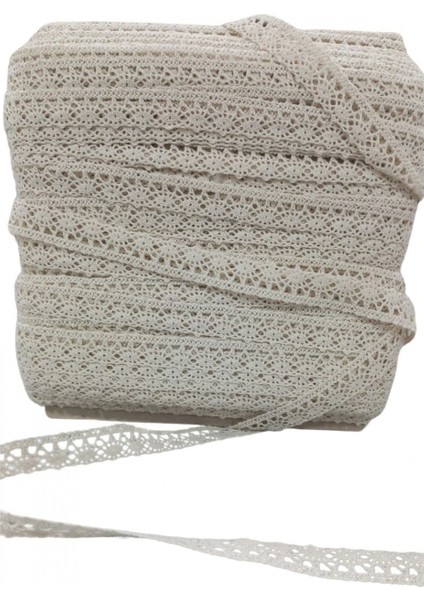 Kopanaki Dantel en 6 cm Krem 1 Metre