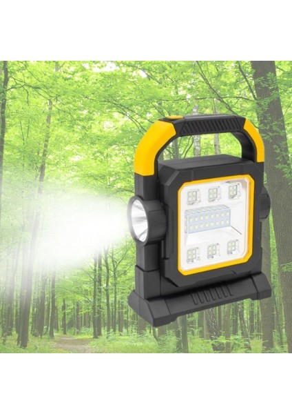 HelloCloud Şarjlı Solar LED Çalışma Işığı | USB Çıkışlı Taşınabilir Projektör Lamba modelleri