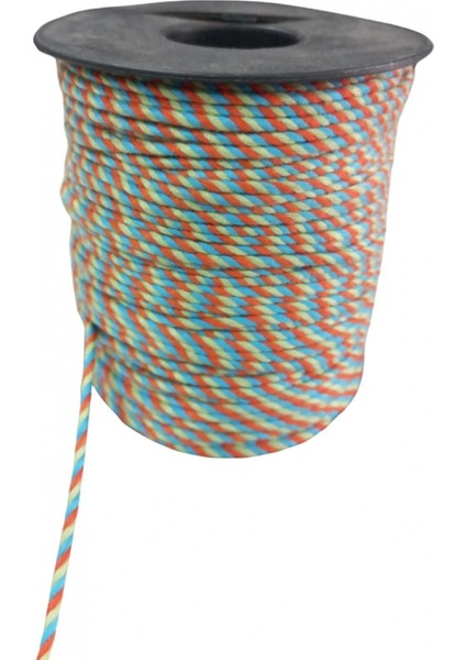 Bileklik Ipi, Hediye Paketleme Ipi, Şans, Bereket, Aşk, Şifa, Güç 10 mm Pamuk 10 Metre Yeşil