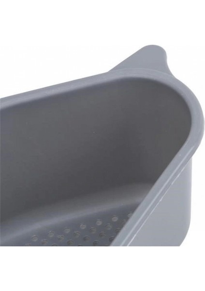 Vantuzlu Üçgen Sebze Meyve Lavabo Raf Evye Süzgeç Sünger Tutucu Düzenleyici Mutfak Organize fırsatları