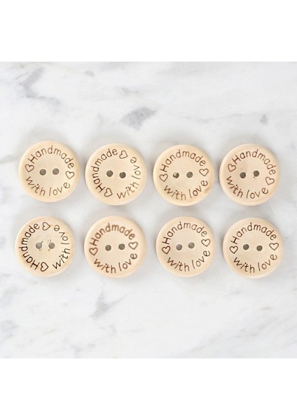 Loren Crafts Handmade 8'li Düğme - 1616