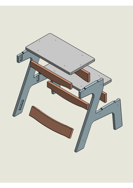 Akçehome Basamaklı Mutfak Tabure Merdiven Iskandinav Tarzı fırsatları