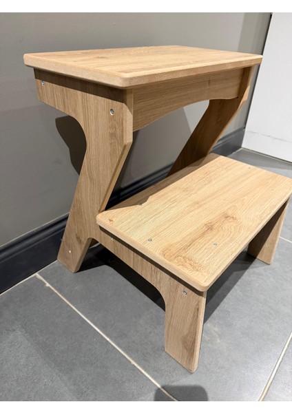 Akçehome Basamaklı Mutfak Tabure Merdiven Iskandinav Tarzı