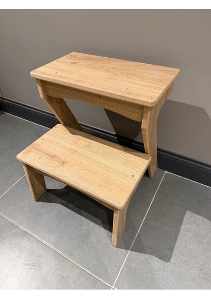 Akçehome Basamaklı Mutfak Tabure Merdiven Iskandinav Tarzı