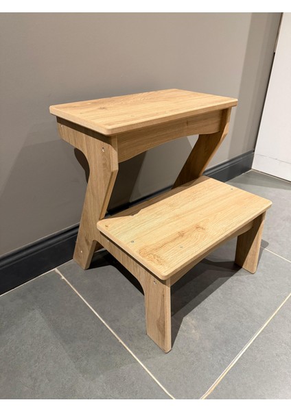 Akçehome Basamaklı Mutfak Tabure Merdiven Iskandinav Tarzı