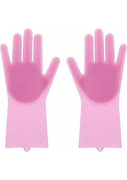 Isıya Dayanıklı Pratik Sihirli Silikon Bulaşık Yıkama Eldiveni fırsatları