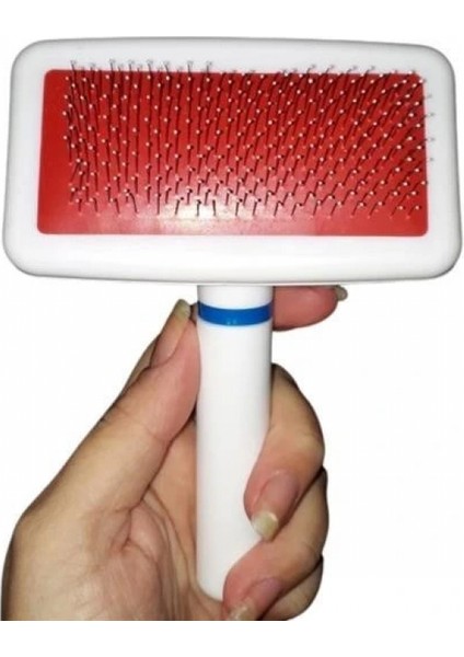 Paslanmaz Evcil Hayvan Kedi Köpek Tüy Tarama Toplama Fırçası Kolay Temizlenir Bakım Aleti indirimleri