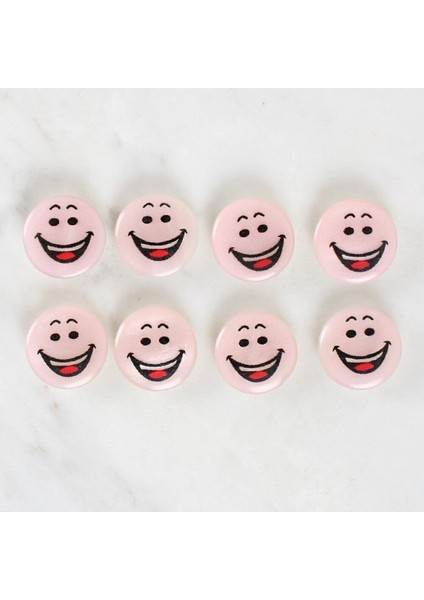 Loren Crafts 8'li Gülen Yüz Düğme - 1025 fiyatları