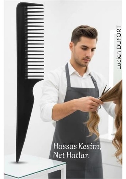 Bayan Kuaförü Saç Kesim Tarağı - Profesyonel Kuaför Kesim Tarağı Kuyruklu Saç Ayırma Şekillendirme Tarağı fiyatları