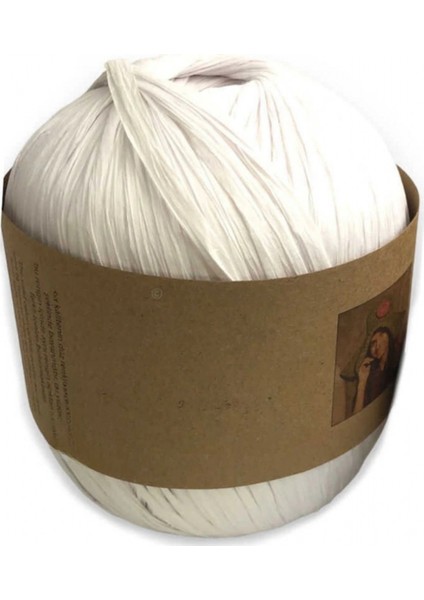 Rafya İp 50 gr Beyaz