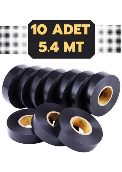 Cinta 10 Adet Elektrik Izolasyon Bandı