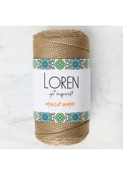 Loren Macrame Sütlü Kahve El Örgü İpi - RM 041 - 34328