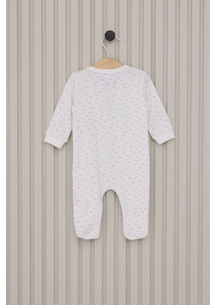 Erkek Bebek Patikli Tulum Krem modelleri