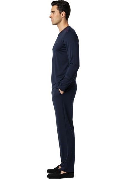 Ds Damat Maschio Pamuk V Yaka Pijama Takımı Lacivert fırsatları