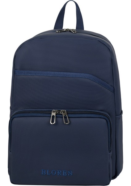 Suni Deri Şık Tasarım Laptop Bölmeli Sırt Çantası Mavi fiyatları