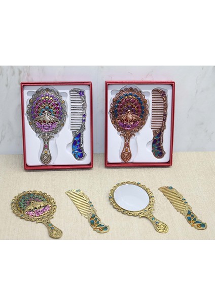 Tavuskuşu Ayna Ve Tarak Seti Küçük Boy fiyatları