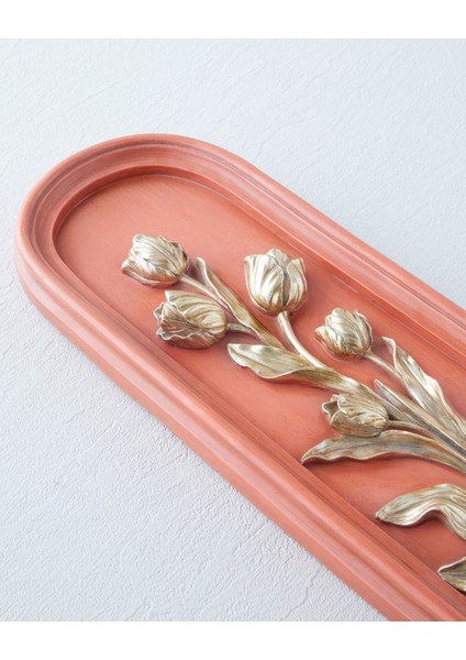 Flowery Duvar Aksesuarı 13,5X3,5X34,5 cm Turuncu fiyatları
