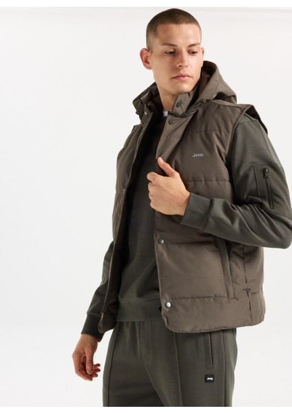 Haki Erkek Şişme Yelek J5WM-YLK7893