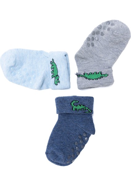 Erkek Bebek 3lü Kıvrık Çorap modelleri