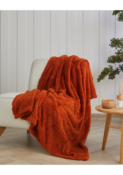 Flower Joy Koltuk Şalı 120X160 cm Hardal fiyatları