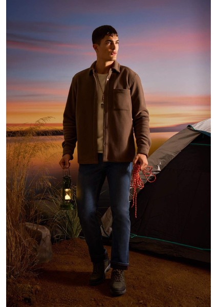 Sergio Regular Fit Normal Bel Boru Paça Termal Polarlı Jean Pantolon V0794AZ25WN