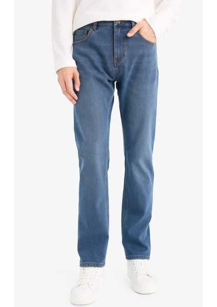 Sergio Regular Fit Normal Bel Boru Paça Termal Polarlı Jean Pantolon V0794AZ25WN modelleri