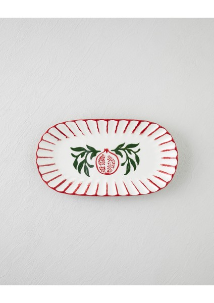 Etna Seramik Kayık Tabak 28,5X15,5 cm Kırmızı fiyatları