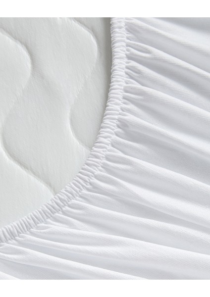 Napline Pamuklu Kapitoneli Sıvı Geçirmez Çift Kişilik Alez 160X200 cm Beyaz fırsatları