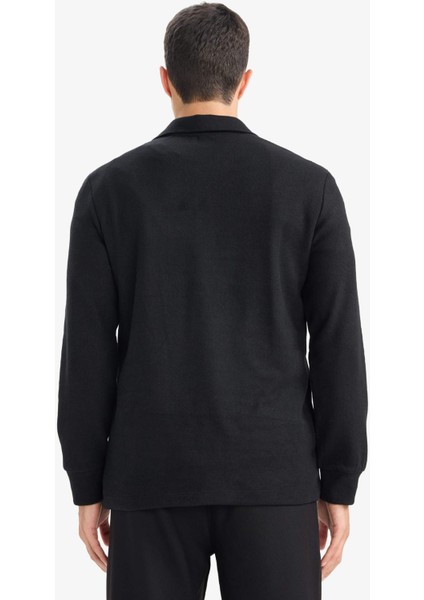 Regular Fit Polo Yaka Yarım Fermuarlı Sweatshirt F2802AX25AU indirimleri