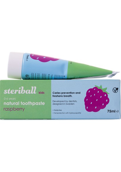 Doğal Diş Macunu 0-6 Yaş - Ahududu fiyatları