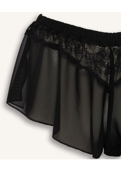 Regular Fit Dantel Detaylı Tül Alt G1178AX25WN modelleri