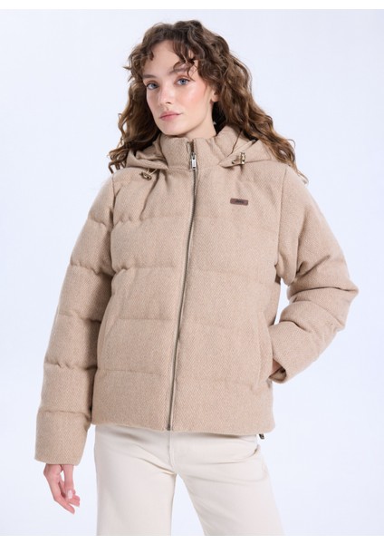 Bej Kadın Mont J5WL-MNT7029