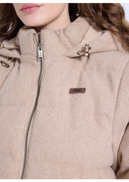Bej Kadın Mont J5WL-MNT7029 fırsatları