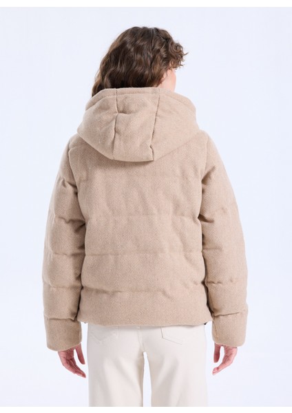 Bej Kadın Mont J5WL-MNT7029 indirimleri