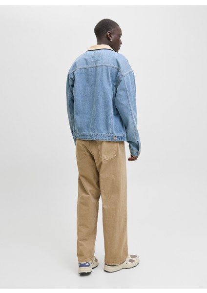 Normal Bel Baggy Kahve Erkek Denim Pantolon 12270838_JPSTALEX Jjorıgınal 017 St indirimleri