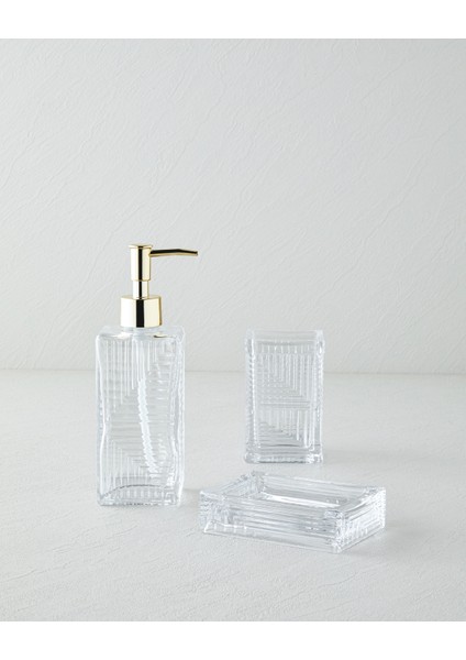 Barton 3'lü Banyo Seti 14,5 cm Şeffaf