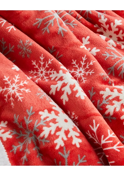 Snowland Koltuk Şalı 120X160 cm Kırmızı modelleri