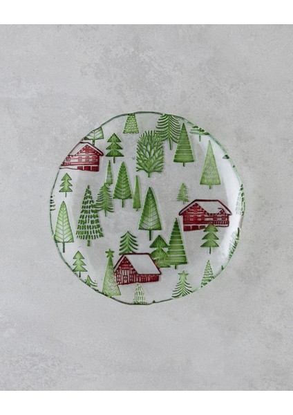 Village Cam Pasta Tabağı 20 cm Yeşil fiyatları