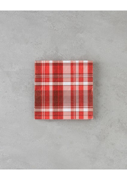 Rutilus Kağıt 20'li Kağıt Peçete 33X33 cm Kırmızı