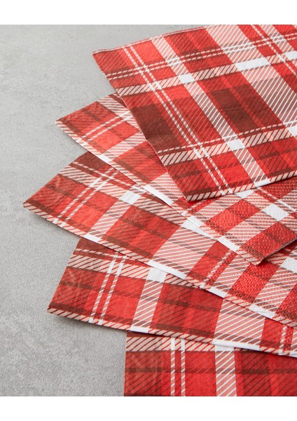 Rutilus Kağıt 20'li Kağıt Peçete 33X33 cm Kırmızı fiyatları