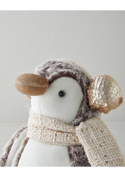 Penguin Dekoratif Obje 33 cm Gri fiyatları
