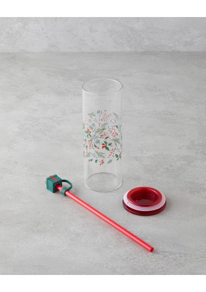 Kokina Borosilikat Pipetli Bardak 460 ml Kırmızı fiyatları