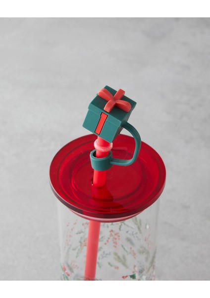 Kokina Borosilikat Pipetli Bardak 460 ml Kırmızı modelleri