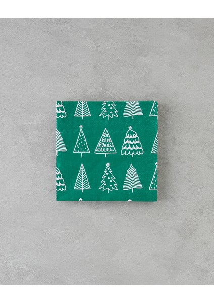 Jollytree Kağıt 20'li Kağıt Peçete 33X33 cm Yeşil