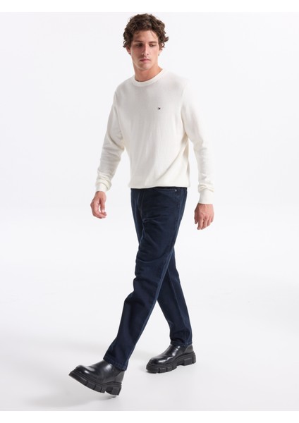 Normal Bel Normal Paça Normal Erkek Denim Pantolon MW0MW403571BR_TAPERED Harlem Rgd Wı