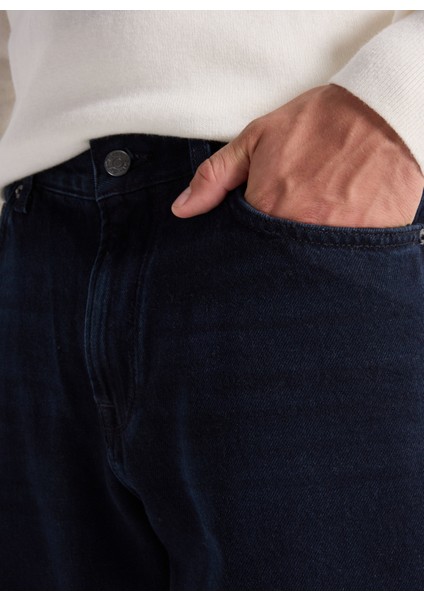 Normal Bel Normal Paça Normal Erkek Denim Pantolon MW0MW403571BR_TAPERED Harlem Rgd Wı fırsatları