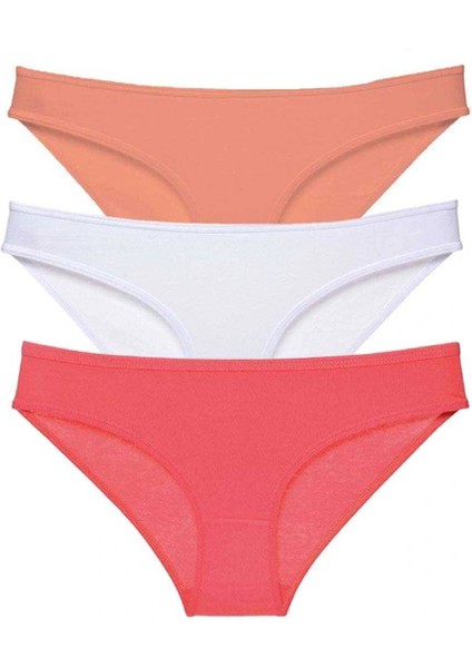 3 Adet Süper Eko Set Likralı Kadın Slip Külot 545