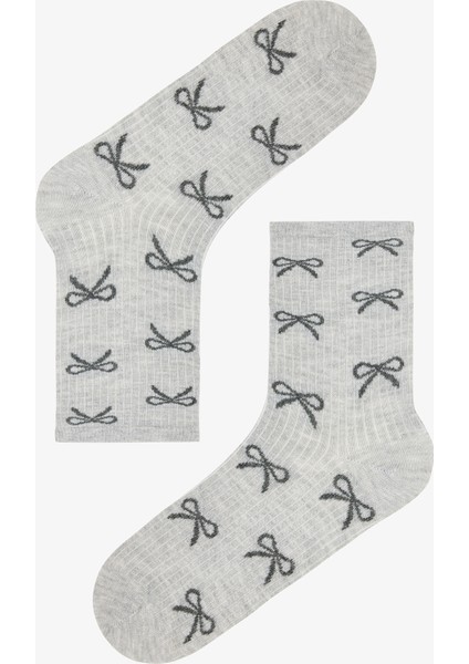 5 Çift Pamuklu Kurdele Desenli Soket Çorap fırsatları