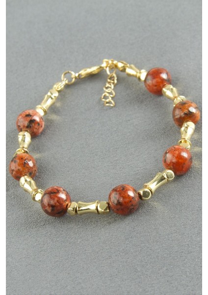 Ceyt Taşlı Metal Bileklik