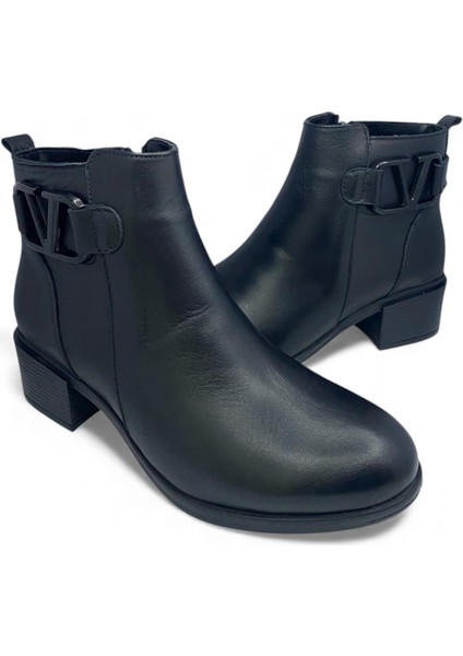 Hakiki Deri Tam Ortopedik Kadın Bot modelleri